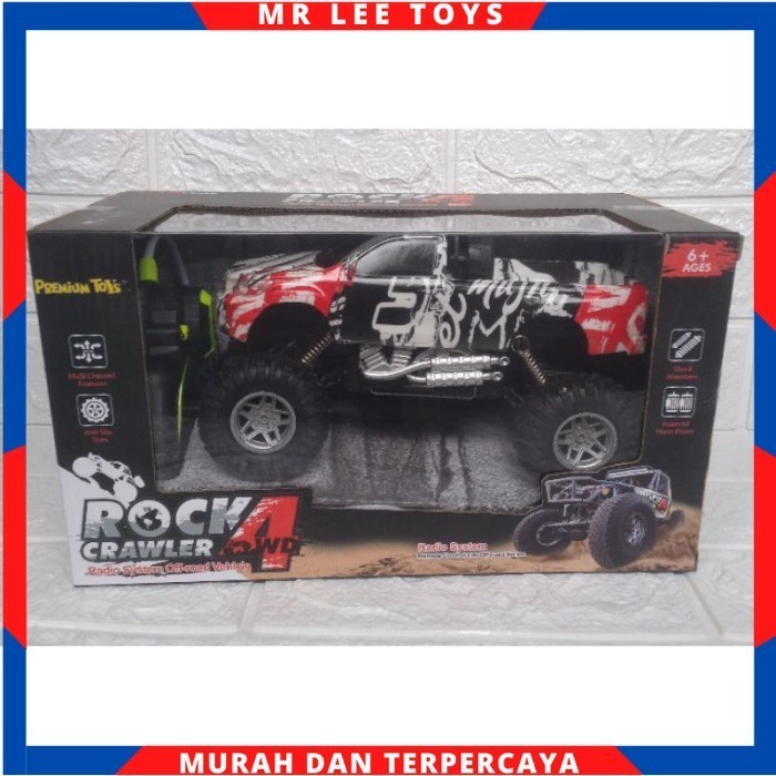 Murah Mobil Remot control Rc Drift Offroad Mobil remot jeep Rc Rock 4 Non COD