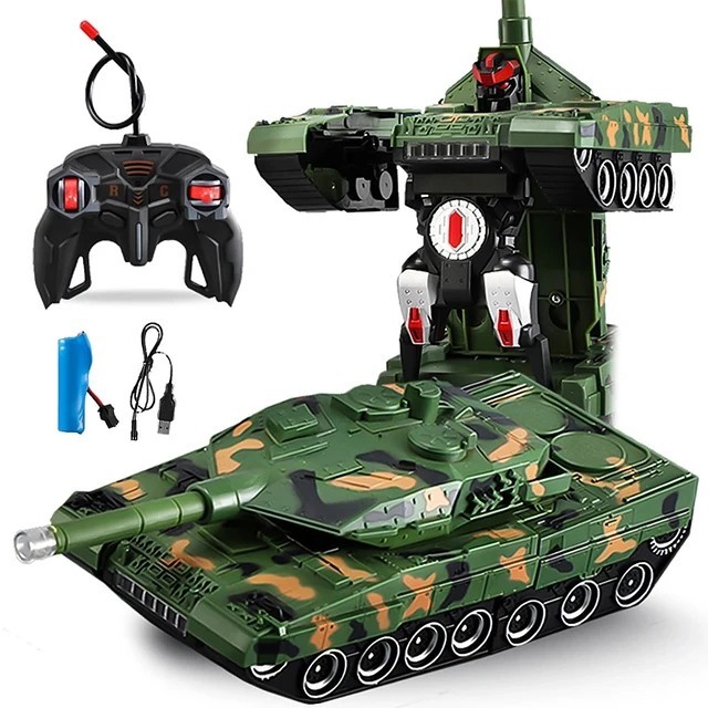 Murah RC Tank Jadi Robot Transformers Remote Control - Mainan Mobil Remot Non COD