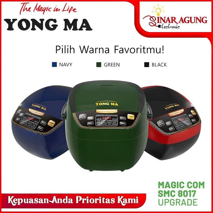 Magic Com / Rice Cooker Yong Ma Ymc8017 / Ymc 8017 ( 2 Ltr ) 100% Ori