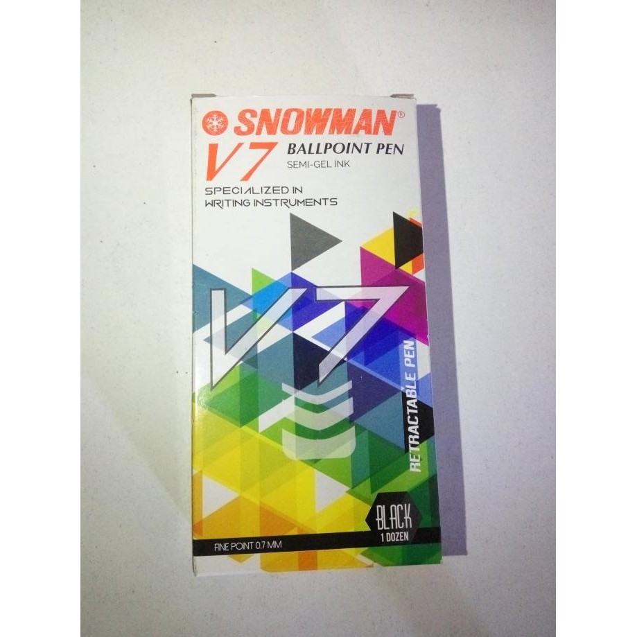 

Produk Baru!! Pulpen Snowman V-7