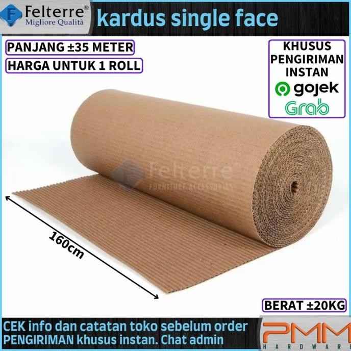 :=:=:=:=] single face kardus gulungan roll packing corrugated