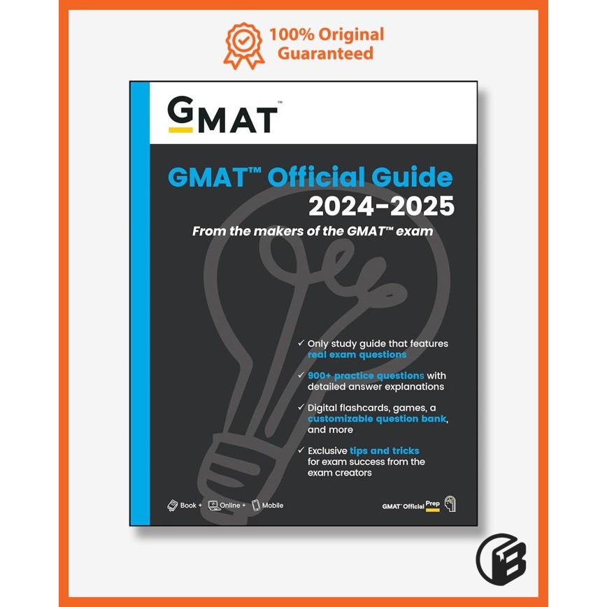 HOT SALE Buku Import GMAT Official Guide 2024-2025 (Original Paperback)