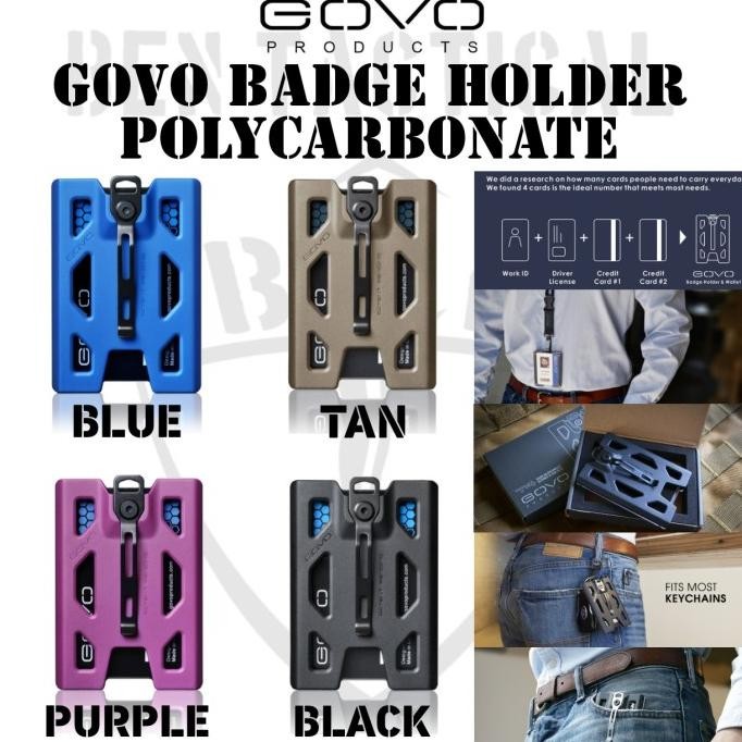 

GOVO BADGE HOLDER POLYCARBONATE ORIGINAL DAN TERPERCAYA