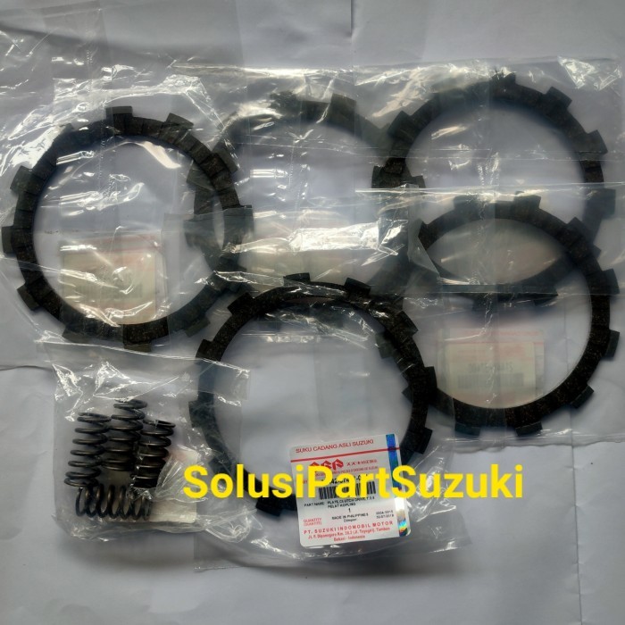 Terbaik Kampas Kopling Set + Per Kopling Suzuki Thunder 250 / Gs250