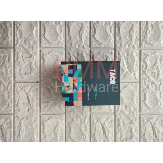 yang dicari] TACO SHEET GLOSSY TYPE SOLID POLOS PVC SHEET TACO MOTIF POLOS GLOSSY