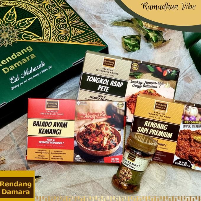 

Parsel Lebaran Hampers Eid Mubarak Parcel Makanan Rendang Damara Original Dan Terpercaya