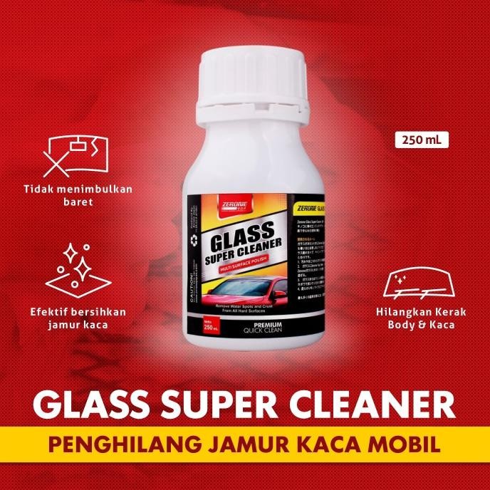 Zerone Pembersih Jamur Pada Kaca Body Mobil Glass Super Cleaner 250Ml