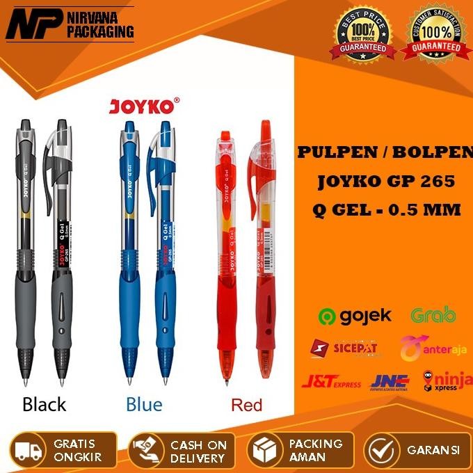 

Produk Baru!! PULPEN / BOLPEN / PEN / PENA GEL JOYKO GP 265 GP-265 Q GEL 0.5 MM