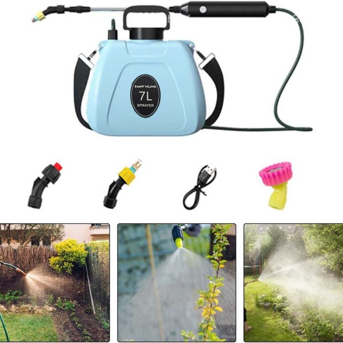 READY STOK ALAT SEMPROT SIRAM HAMA TANAMAN 5 L POMPA GENDONG ELEKTRIK BISA DI CAS