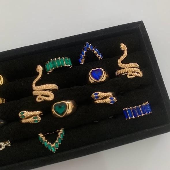 Pave Stacking Ring Sets