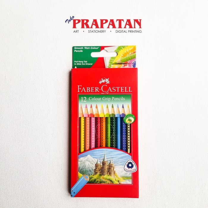

Faber Castell Classic Color Grip Pencils 12 Warna 116252/ Pensil Warna