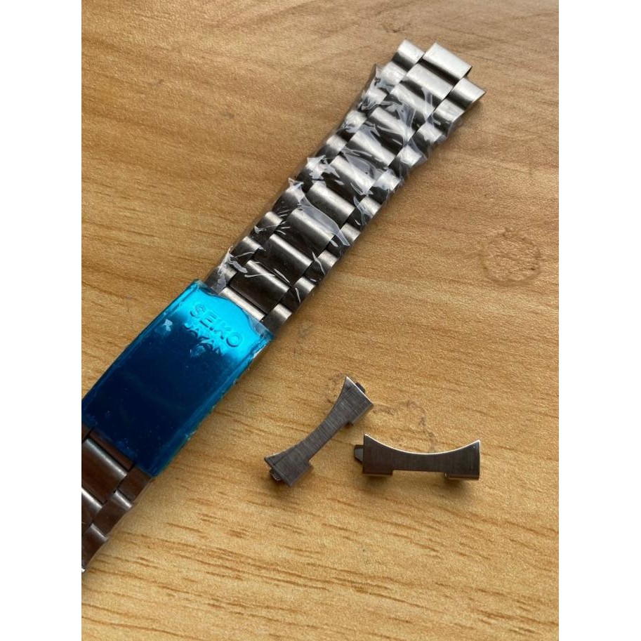 Strap Tali Jam Tangan Rantai Seiko 5 Stainless Steel Lug 19Mm Aftermar Original