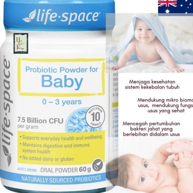 

BARU LIFE SPACE PROBIOTIC FOR BABY 60G POWDER