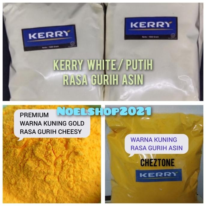 

BARU KEJU KERRY GOLD CHEZTONE CHEESE POWDER 1KG (IMPORT HALAL)