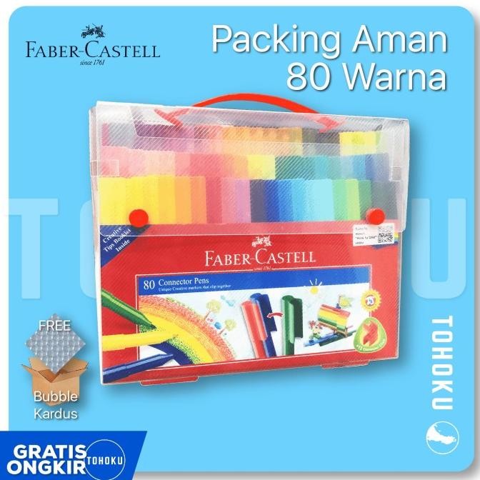 

Spidol 80 Warna - Faber Castell Connector Pen 80 Termurah