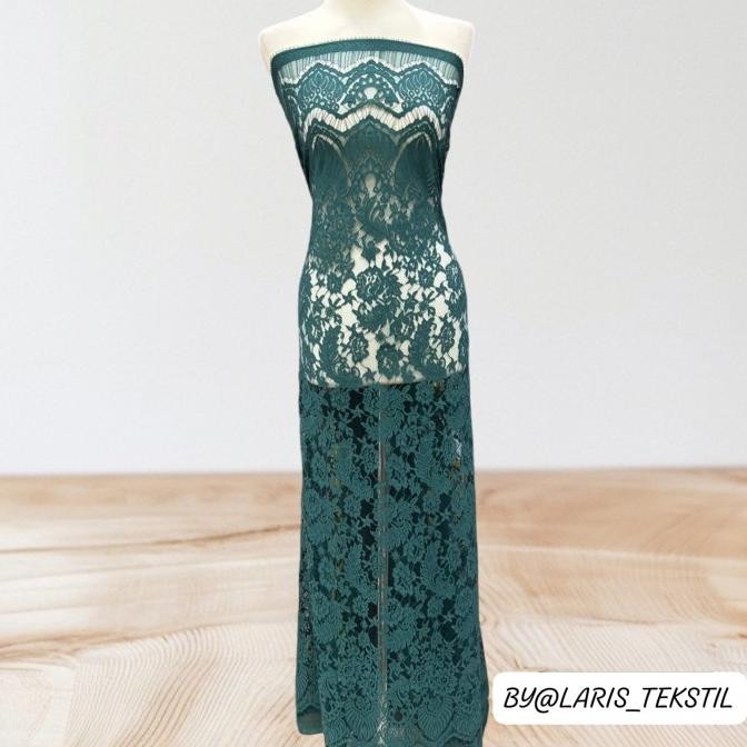 Bahan Kebaya Kain Brokat Semi Prancis/Brukat Semi France