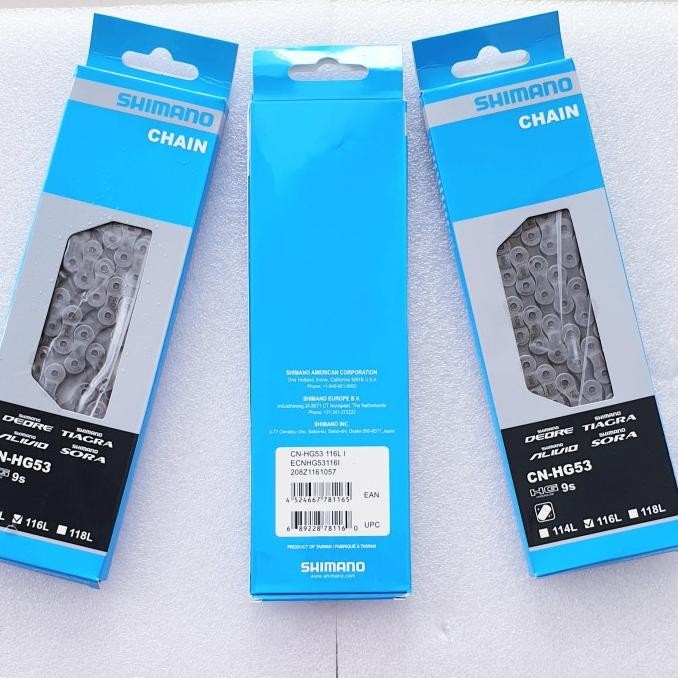 Rantai Sepeda 9 Speed Shimano Cn Hg 53 Original