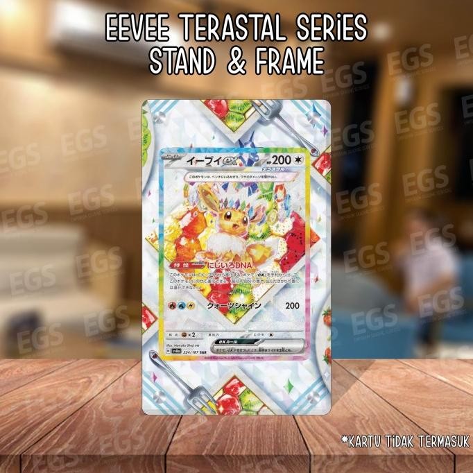 Asli Umbreon Eevee Terastale Terastal Festival Pokemon Original Espeon Sylveon Joltein Flareon Vapor