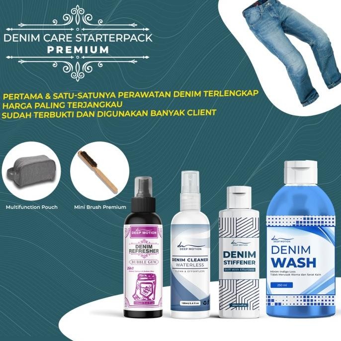 Denim Cleaner Starter Pack Kit Premium Pembersih Celana Denim Terlaris