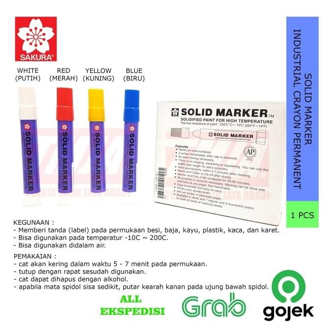 

SAKURA Solid Marker Spidol Permanent Penanda Besi Termurah