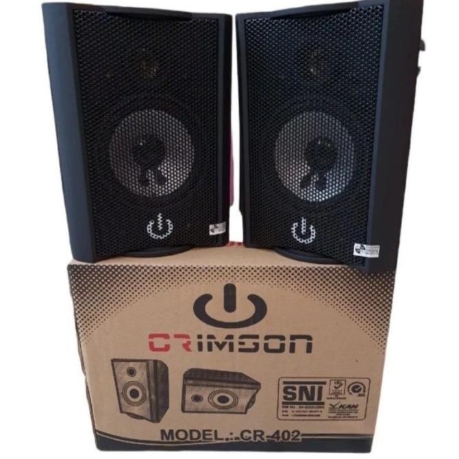 speaker 4 inch pasif crimson cr 402 sepasang speaker original Terlaris