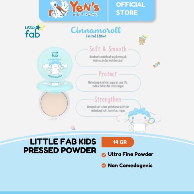 

BARU LITTLE FAB KIDS - PRESSED POWDER 14GR - LIMITED EDITION CINNAMOROLL