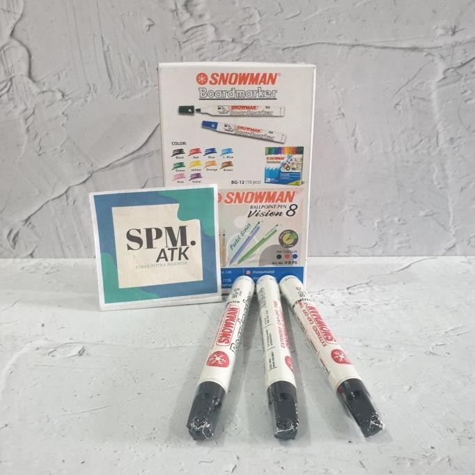 

Spidol Snowman Whiteboard BG-12 Termurah