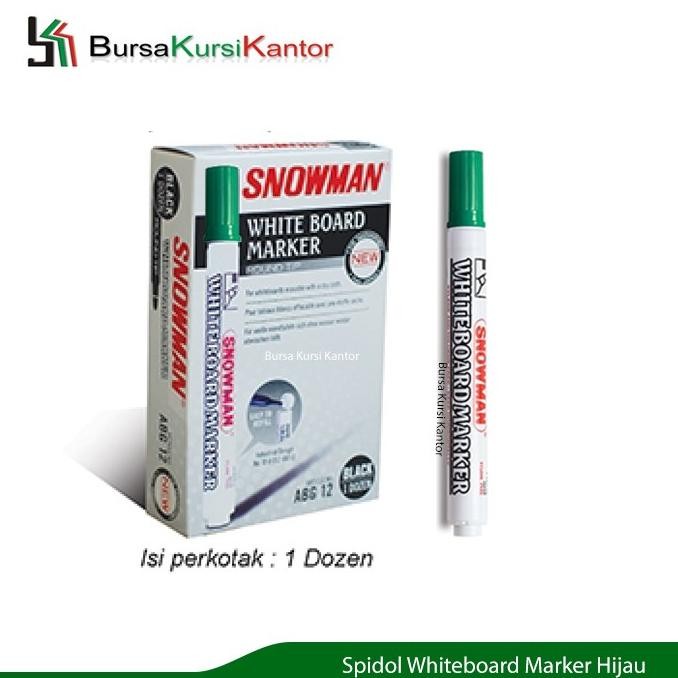 

Spidol Papan Tulis Warna Hijau 1 dus (isi 12 pc) Whiteboard Marker Termurah