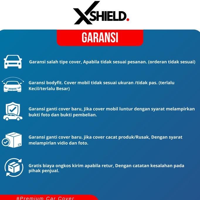 PREMIUM Body Cover Mobil All New Rush Sarung Mobil Rush Baru anti air Terlaris