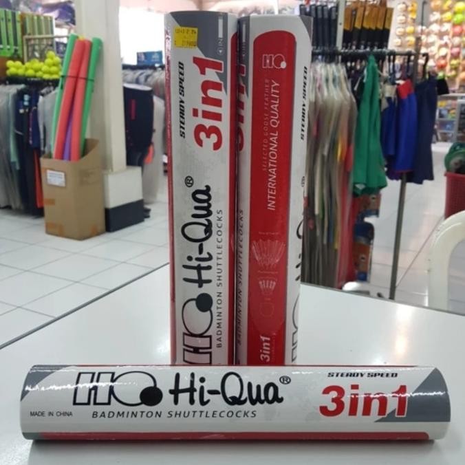 Sale Cock Kok Shuttlecock Badminton Bulutangkis Hi-Qua Hiqua 3-1 Original