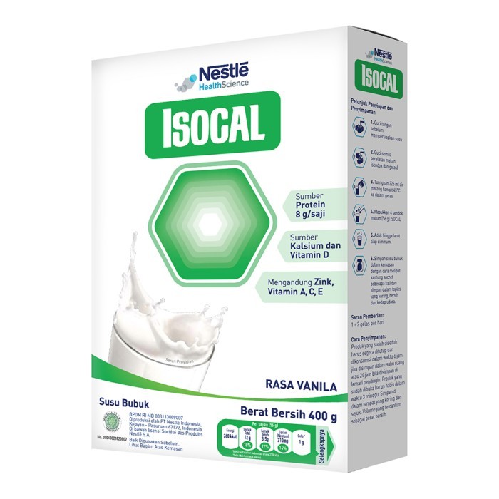 

ISOCAL 400 GR / SUSU DEWASA