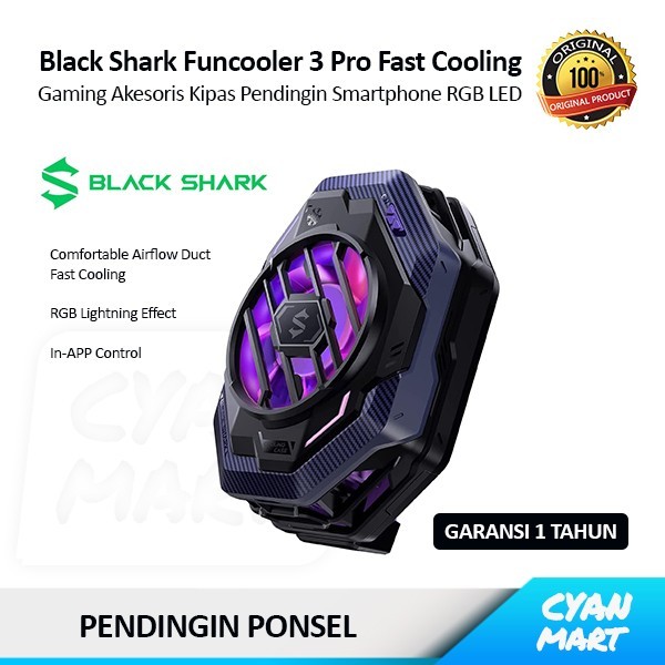 TERBARU Black Shark Funcooler Gaming Cooler Kipas Pendingin HP Android iPhone