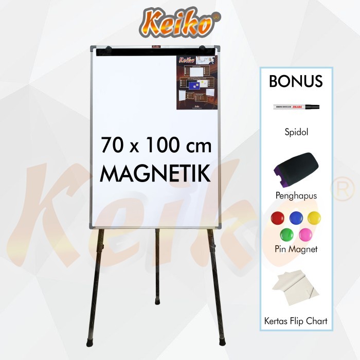 

TERBARU! Flip Chart / Flipchart / Papan Presentasi Keiko 70 x 100 cm