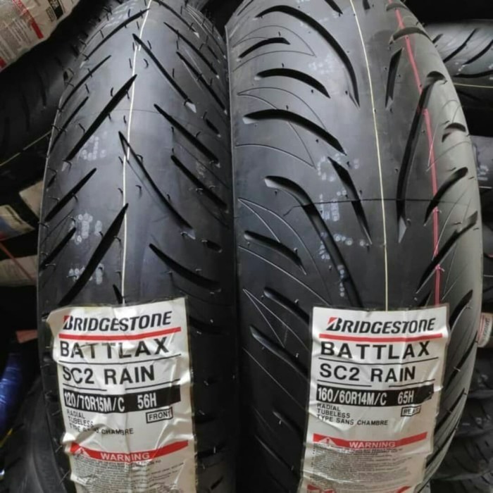 BAN LUAR BRIDGESTONE BATTLAX SC2 RAIN UKURAN 120/70 -15