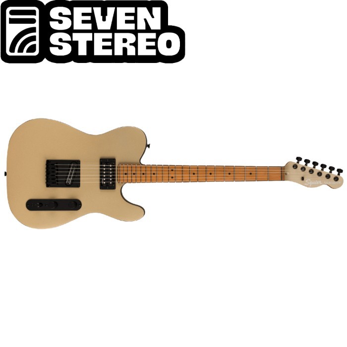 Squier Contemporary Telecaster Guitar Roasted Maple FB Shoreline Gold