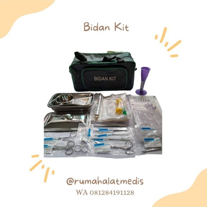 Bidan Kit Peralatan Bidan 21 Item