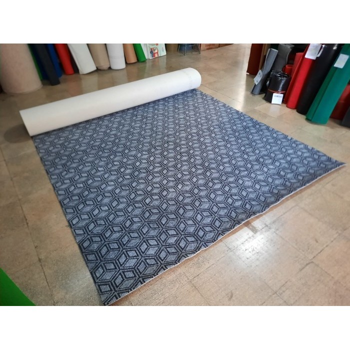 TERLARIS Karpet Lantai Bludru Motif Kapet Meteran min order 0.5x2 Adana Grey 05 H3V0