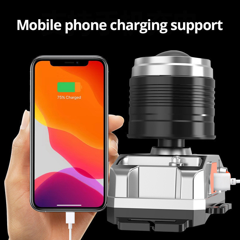 Lampu Kepala LED Kamera /Lampu Kepala Super Terang/USB Charging Senter/Dengan Sensor Tangan/Sorot