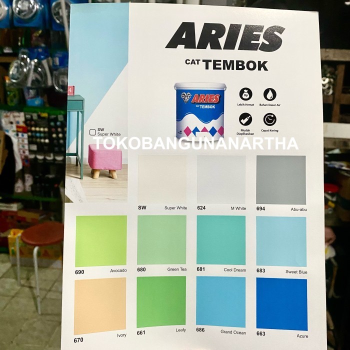 Cat Tembok Aries 5 Kg