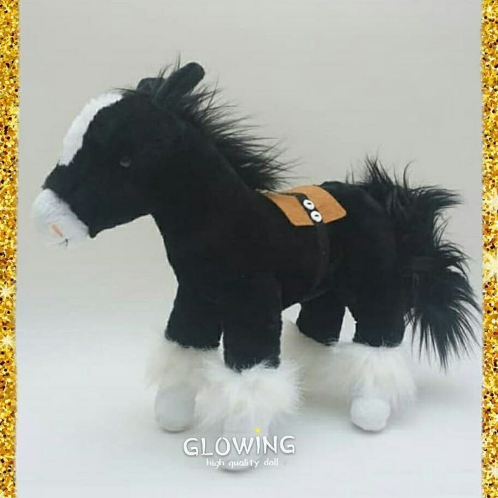 HOT SALE Boneka Kuda Pony abu hitam Export key