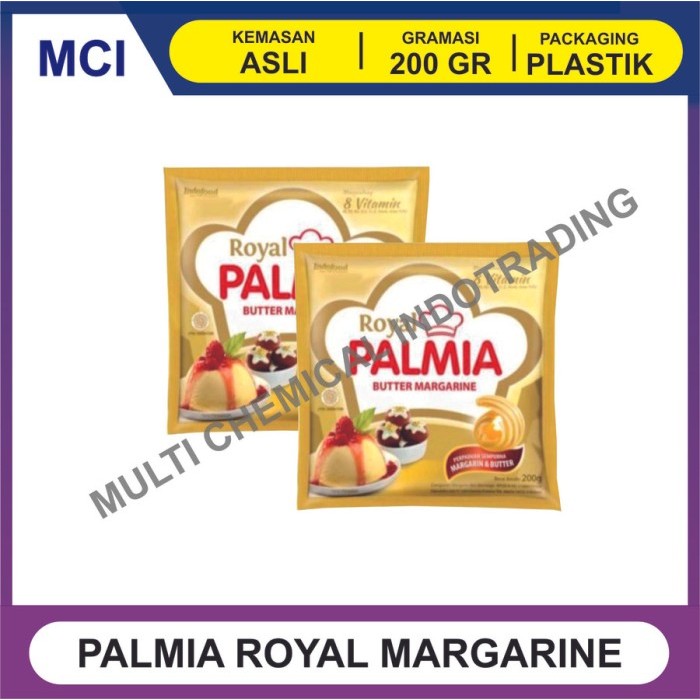 

PALMIA ROYAL MARGARIN SACHET 200 GRAM - 1 DUS 60 PCS