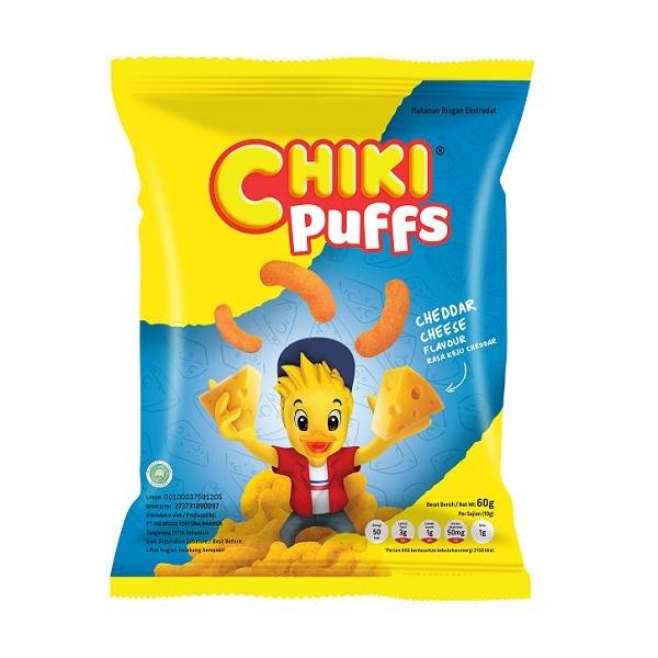 

CHIKI PUFF CHEDDAR CHEESE 60 GR