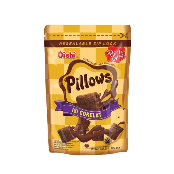 

OISHI PILLOWS COKLAT 110G