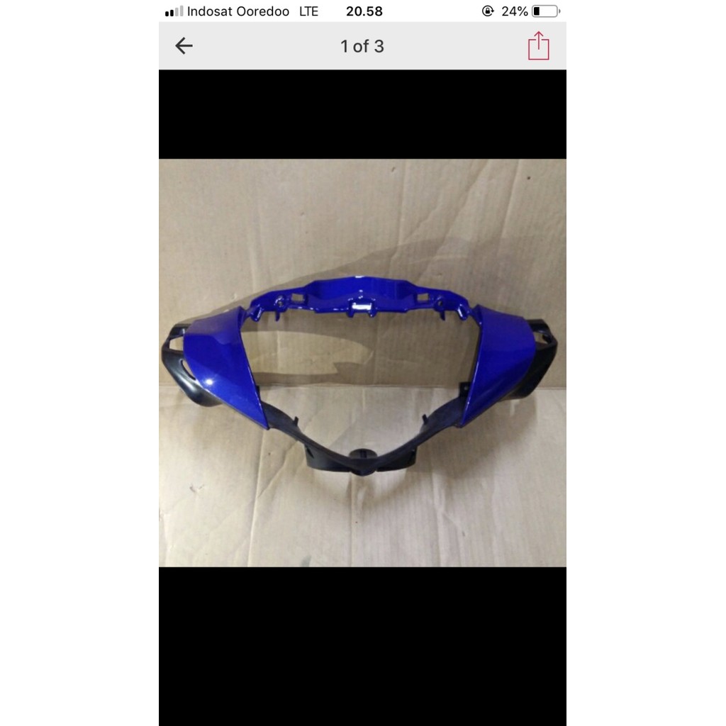 Batok Depan Supra X 125 Helm In Biru Barang Langka