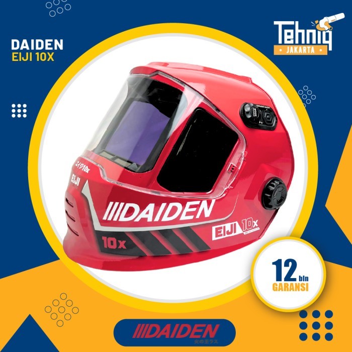 HOT SALE Daiden Eiji 10X Kedok Las Otomatic / Helm Las / Topeng Las Otomatis Eiji 10X Daiden