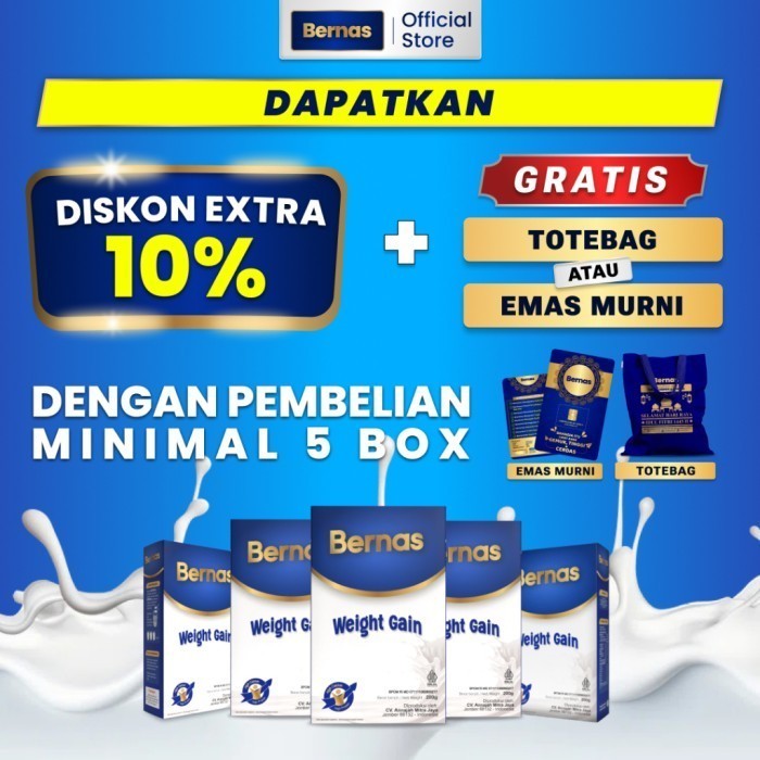 

TERLARIS TERLARIS TERLARIS PAKET 5 BOX SUSU BERNAS ANAK USIA 2 TAHUN SAMPAI REMAJA UNTUK PERTUMBUHAN