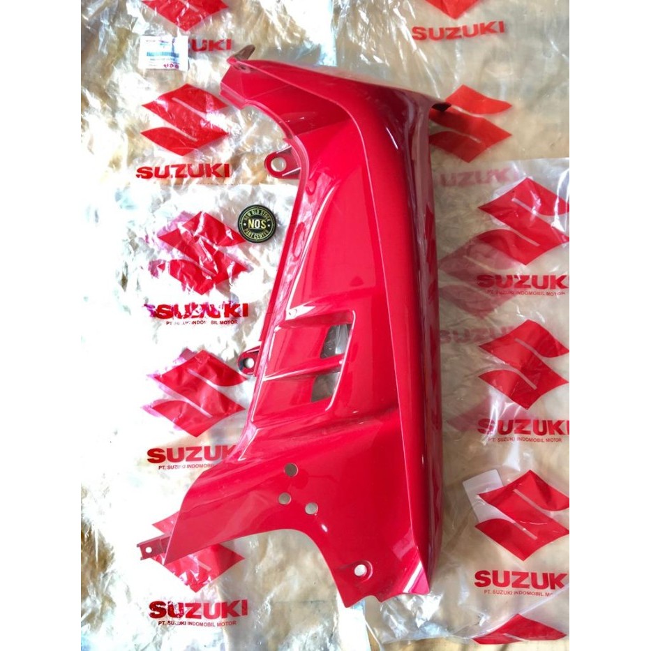 Cover Sayap Tebeng Luar Bagian Kanan Suzuki Shogun Kebo Merah Sholid Barang Langka
