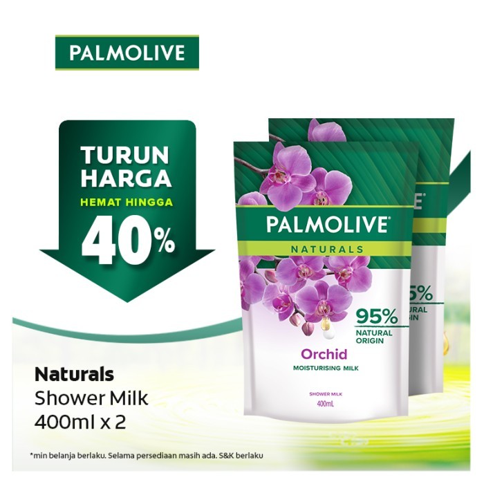 Palmolive Naturals Orchid Refill Sabun Mandi 400Ml - Isi 2