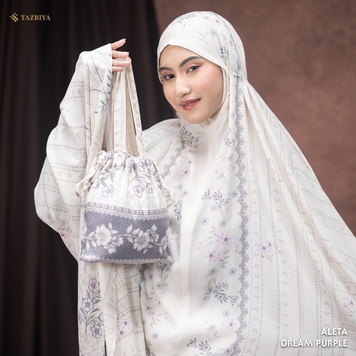 Mukena Tazbiya Aleta Series Mukena Rayon Premium 2In1 Dewasa