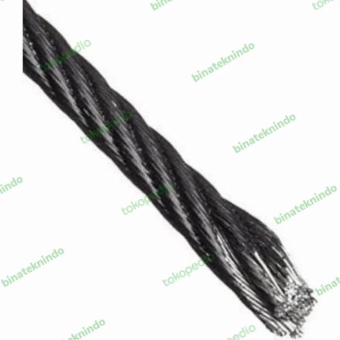 ,,,,,,,] Kabel Seling Wire Rope Sling Tali Kawat Baja Steel Wire Rope 22mm 22 MM